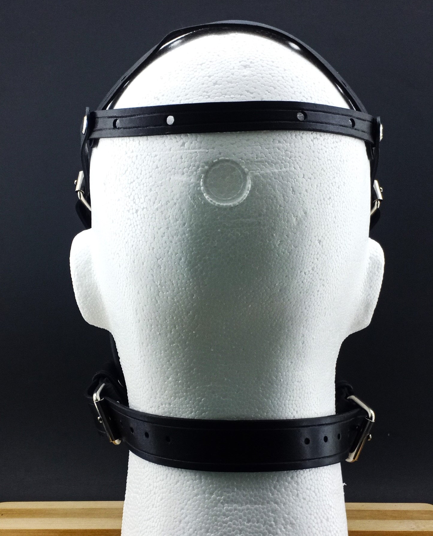 Leather Muzzle - Human Mask - Small Size