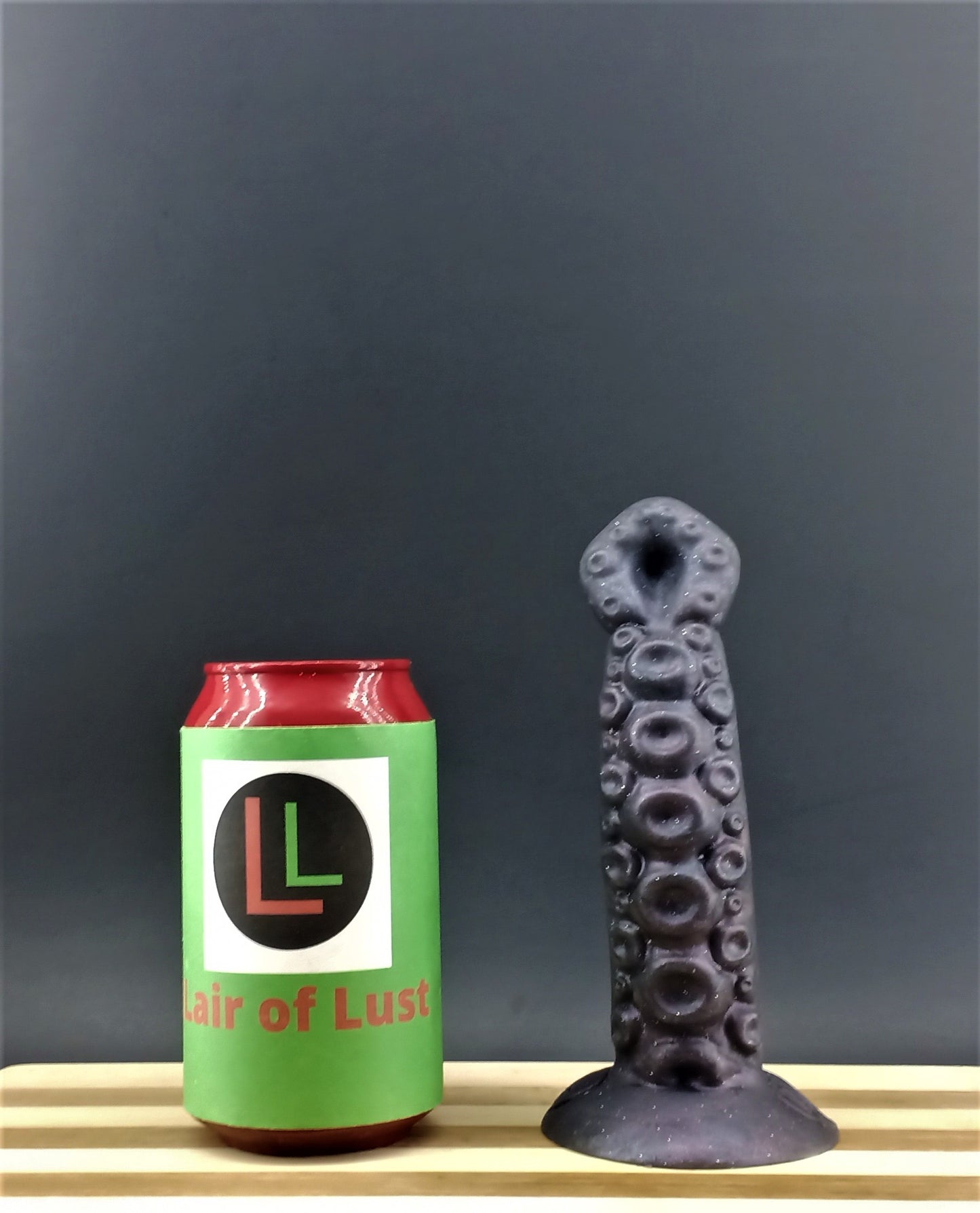 Tetra the Tentacle - Small - Galaxy Colorshift - Flop - Failed Bottom Suction Cup - 00-50 Firmness