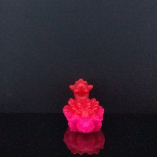 Anky - Pink and Red Split - Mini Grinder - Squishy - 00-30 Firmness - Flop - Minor Inclusions