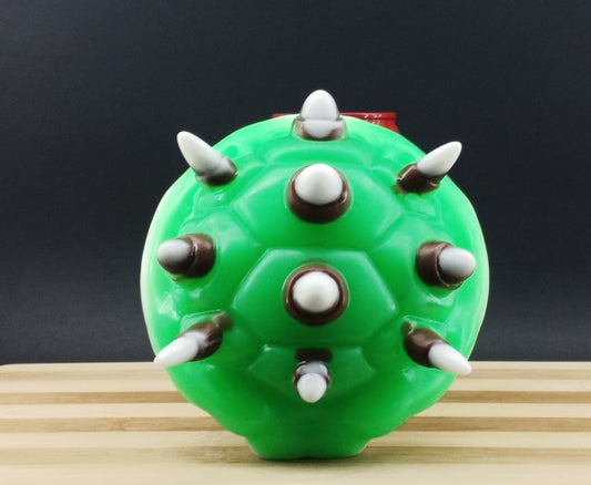 Dragon Turtle Shell Grinder - White Spikes/Green Shell - Glow In the Dark - 00-50 Firmness -Flop
